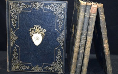 Books "The Great Operas" The Giuseppe Verdi edition edited by James Buel , in 5 leather bound Volume