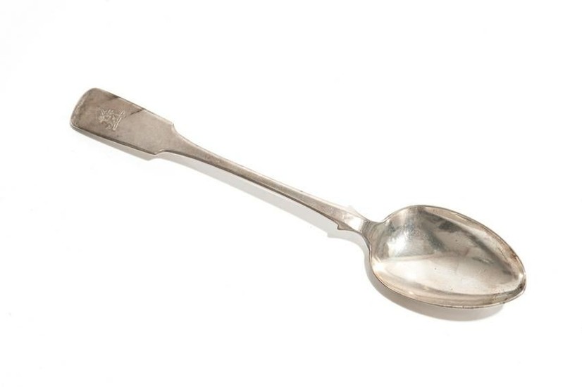 LARGE CANADIAN SILVER SERVING SPOON 145g