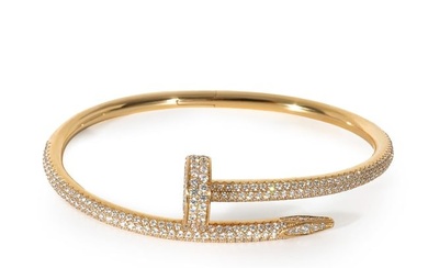 Cartier Juste Un Clou Bracelet (Yellow Gold Diamonds)