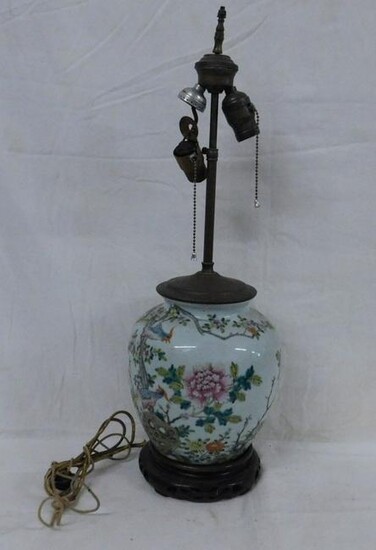 Chinese Export Vase/Lamp