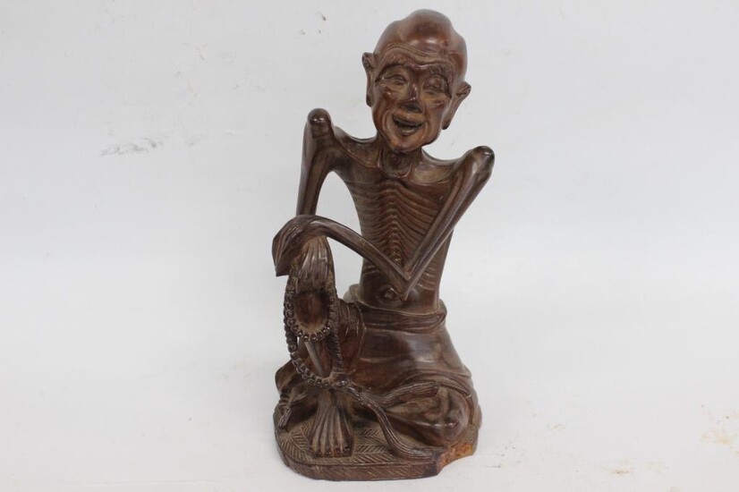 Chinese Wood Carved Luohan