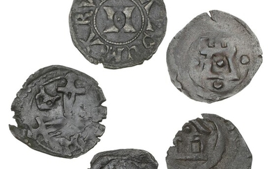Collection of civil war coins, Valdemar II Sejr, 1202–1241, Ribe, Penning, Hbg....