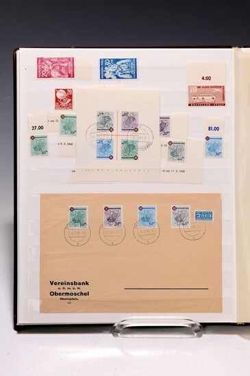 Collection of postage stamps, Rhineland- Palatinate, Red Cross...