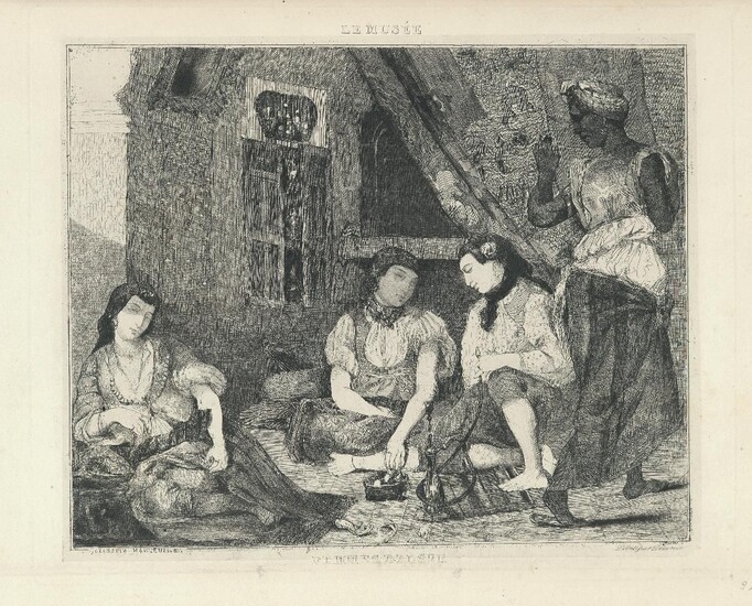 [DESCAMPS (Alexandre)]. Le Musée, revue du Salon de 1834. Paris, Abel Ledoux, 1834. In-4, maroquin...