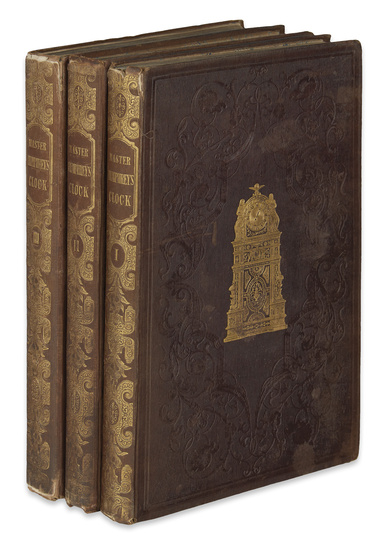 DICKENS, CHARLES. Master Humphrey's Clock. 3 volumes. Illustrated by George Cattermole and Hablot...