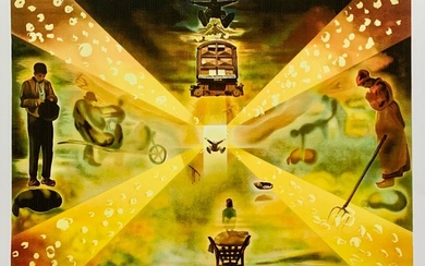 Dali Station at Perpignon Facsimile Signed Limited Edition Giclee