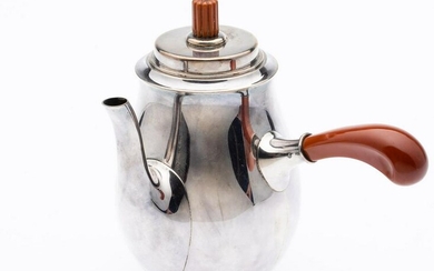 Danish C. C. Hermann Sterling Silver Coffee Pot