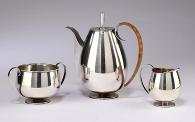 Danish silversmith. Funki's silver coffee service, 1933 (3)