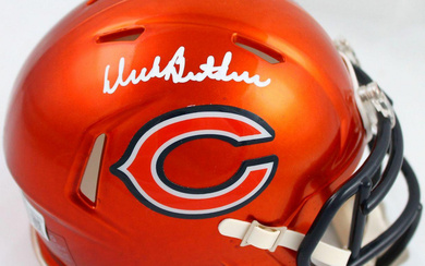 Dick Butkus Signed Bears Flash Alternate Speed Mini Helmet (Beckett)