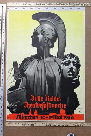Dritte Reichs Theaterfeltivoche - Art by Hohlwein