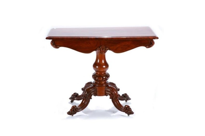 ENGLISH VICTORIAN ROSEWOOD HALL TABLE