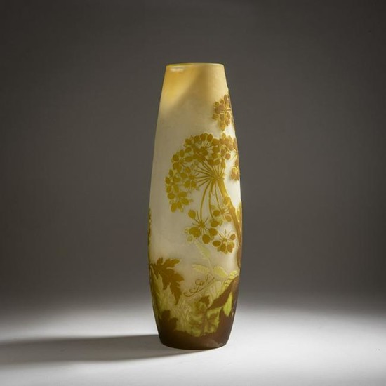 Emile Gallé, Nancy, Vase 'Ombelles', 1902-04