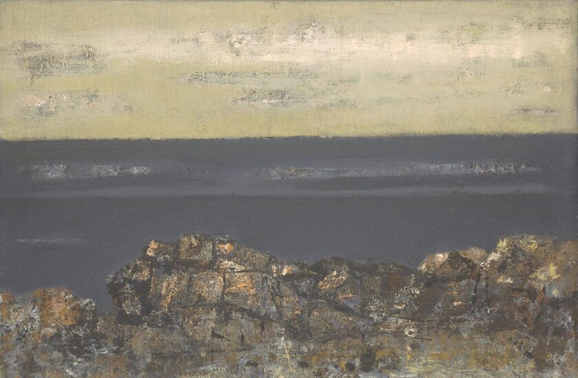 Ernst Eisenmayer, Austrian/British 1920¬®2018 - Seascapes, 1959; oil on canvas, signed with initials, titled and dated on the reverse 'E E Seascape 1959', 50.8 x 76.5 cm (unframed)