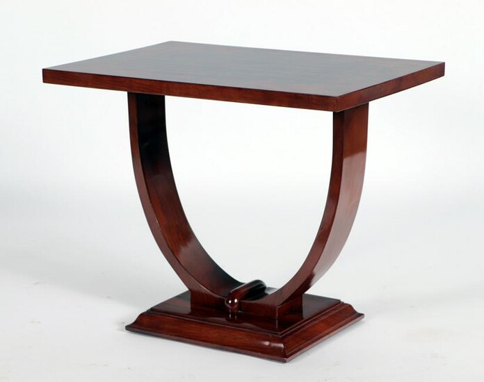 FRENCH ART DECO FRENCH POLISHED TABLE CIRCA 1930