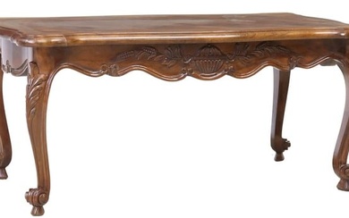 FRENCH LOUIS XV STYLE CARVED COFFEE TABLE