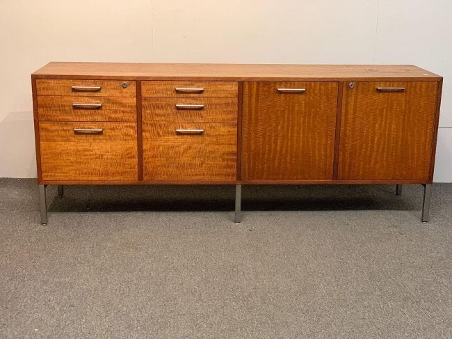 Florence Knoll-style Walnut Credenza