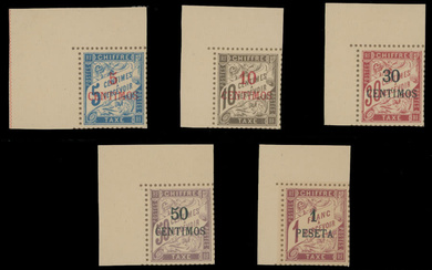 French Colonies - Morocco - Postage Due stamps