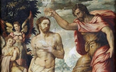 GIROLAMO SICIOLANTE DA SERMONETA Christ's baptism.