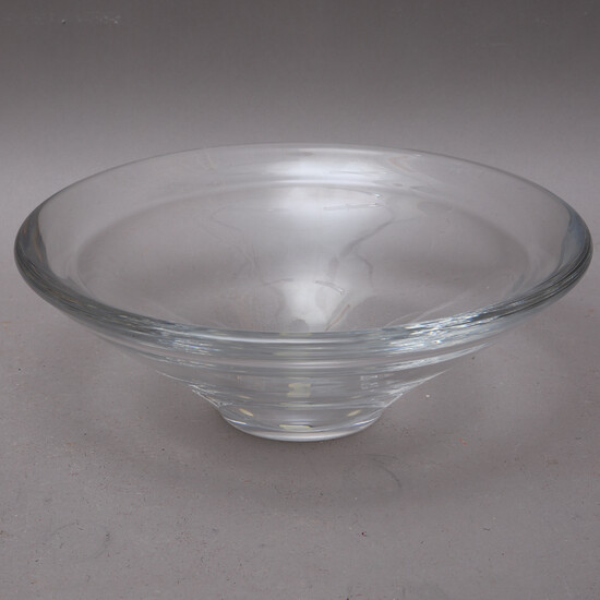 GÖRAN WÄRFF. bowl, ''Fragancia'', glass, Kosta, signed.