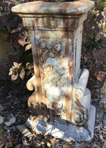 Garden Neo Classical Style Cast Plinth Pedestal