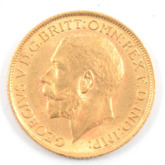 George V Gold Full Sovereign, 1911, 8g