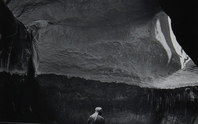 Georgia O'Keeffe in Twilight Canyon