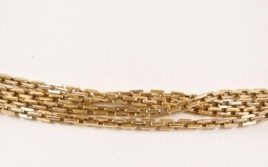 Gold chain (750). L: 138 cm, Weight: 31.8 gr.