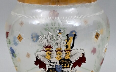 Gr. Glas Fritz Heckert ''Hohenlohe'' / Large glass with coat of arms