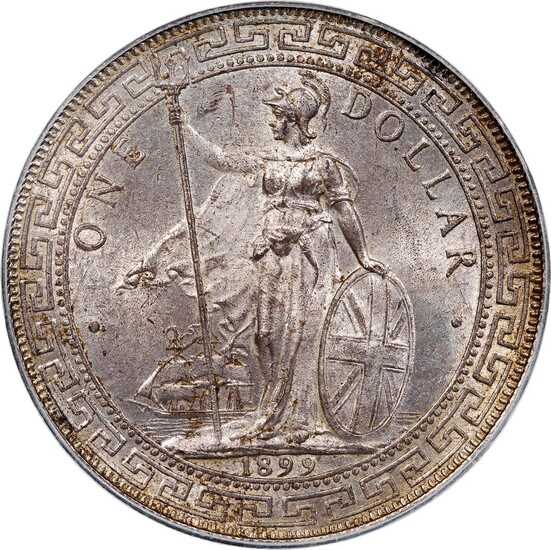Great Britain, silver $1, 1899-B, Trade Dollar