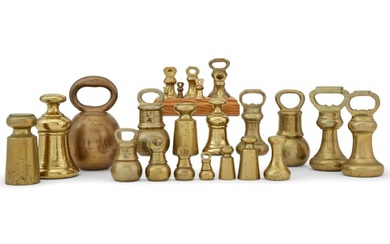 Group of English Brass Weights
