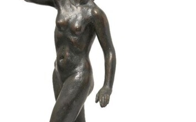 Hans Feibusch, German/British 1898¬®1998 - Andromeda; bronze resin, signed with initials 'HF', 61 x W3 x D4 cm (including base) (ARR) Provenance: Lady Ruth Lloyd of Hampstead, the artist's cousin, and thence by descent Note: the work is accompanied...