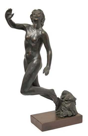 Hans Feibusch, German/British 1898¬®1998 - Andromeda; bronze resin, signed with initials 'HF', 61 x W3 x D4 cm (including base) (ARR) Provenance: Lady Ruth Lloyd of Hampstead, the artist's cousin, and thence by descent Note: the work is accompanied...