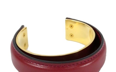 Hermes Leather Cuff Bracelet