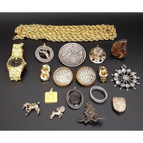 INTERESTING SELECTION OF SILVER AND OTHER JEWELLERY includin...