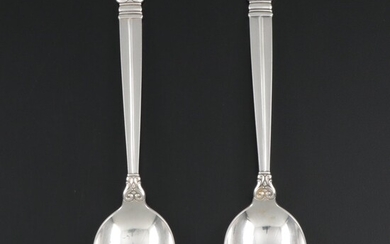 International "Royal Danish" Sterling Silver Tablespoons, Mid/Late 20th Century