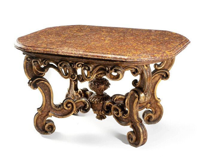 Italian Baroque table, XVII-XVIII centuries.