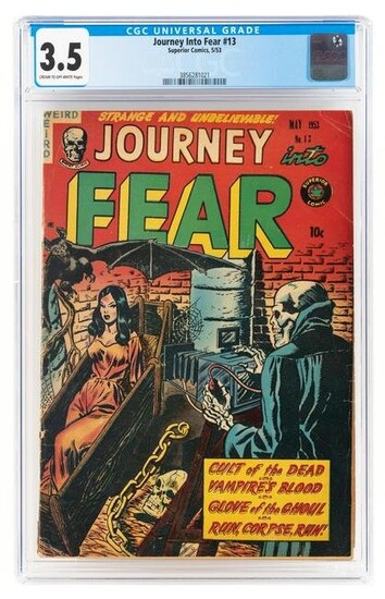 JOURNEY INTO FEAR #13 * CGC 3.5 * Zombies, Cuckolds