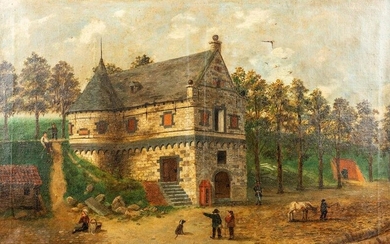 Jan Jacob CROEGAERT VAN BREE (1818-1897) 'Toll house' a
