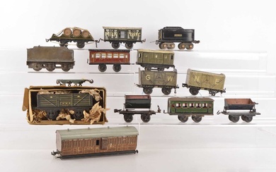 Karl Bub Bink Marklin and other makers 0 Gauge and Gauge 1 Goods and Passenger Rolling Stock (13)
