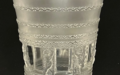 Lalique "Florence" glass vase