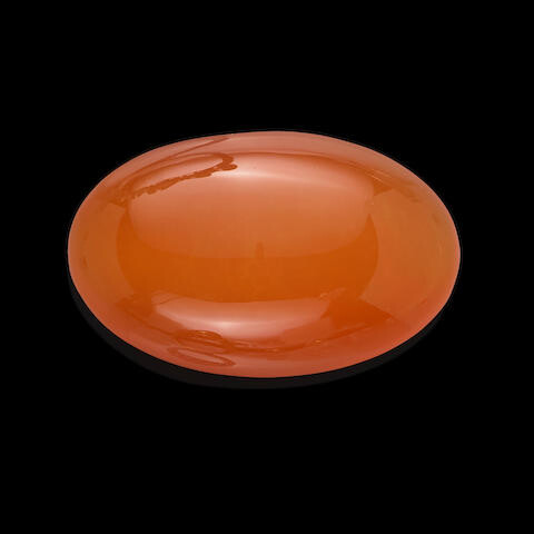Large Fire Opal Cabochon--"A Member of the 100 Carats Club"