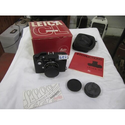 Leich CL Camera in Original Box with Instructions, Summicron...