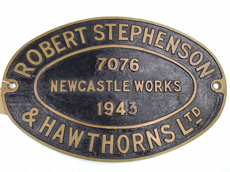 Lot details Original Robert Stephenson and Hawthornes Ltd No.7076...