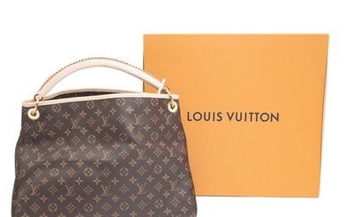 Louis Vuitton Artsy MM Beige Monogram Leather Bag