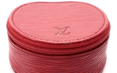 Louis Vuitton Ecrin Bijoux in Red Epi Leather