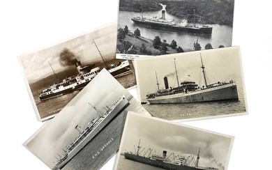 [M] A LARGE COLLECTION OF MERCANTILE SHIPPING POSTCARDS