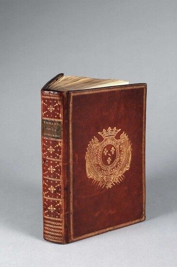 MAUGARD (Antoine). Remarks on the nobility, dedicated to the Provincial Assemblies. In Paris, Lamy and Gattey, 1788. In-8, [2] f., LXX-335 p., [2] f. (privil.), contemporary red morocco, smooth spine decorated with gilt fillets, dotted lines and...