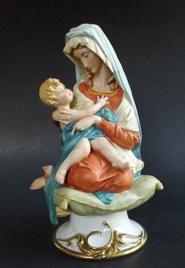 Madonna with Child Porcelain Figurine KPM Bavaria 1950