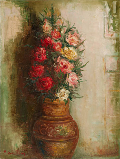 Marc STERLING (Prilouki 1895 - Paris 1976) Bouquet de fleurs...