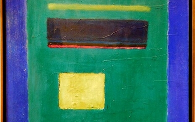 Mark Rothko Attr. : Abstract Composition in Greens and Blues
